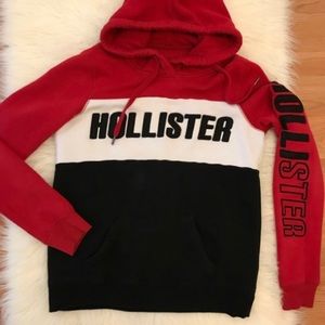 Hollister Colorblock Logo Hoodie